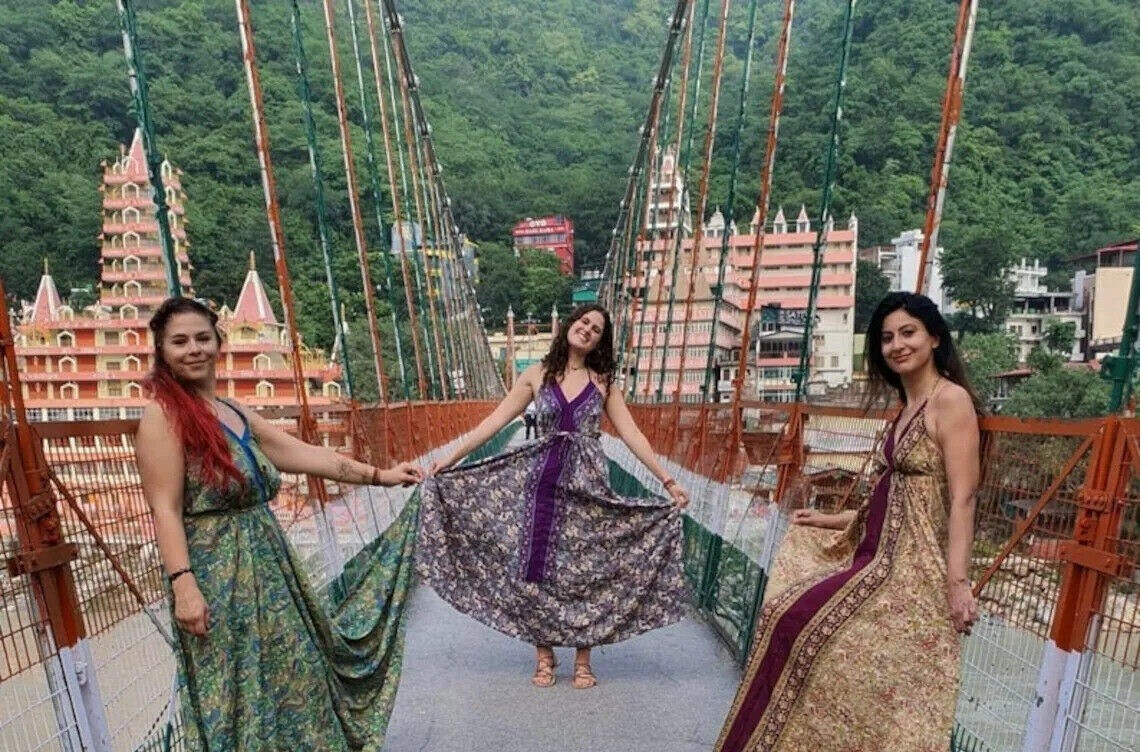 10 PC Lot Handmade Ladies Casul Evening Summer Dress Indian Sari Silk Long Dress