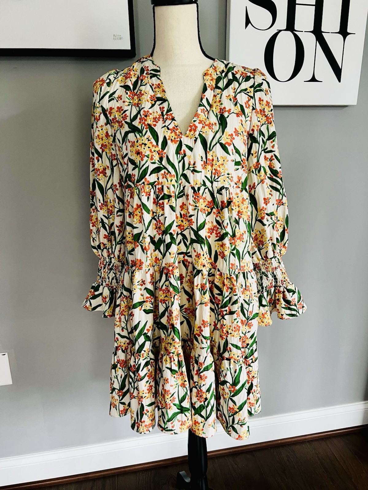 Pomander Place/Tuckernuck Bermuda Blossom Kenzo Mini Dress Size S MSRP $148