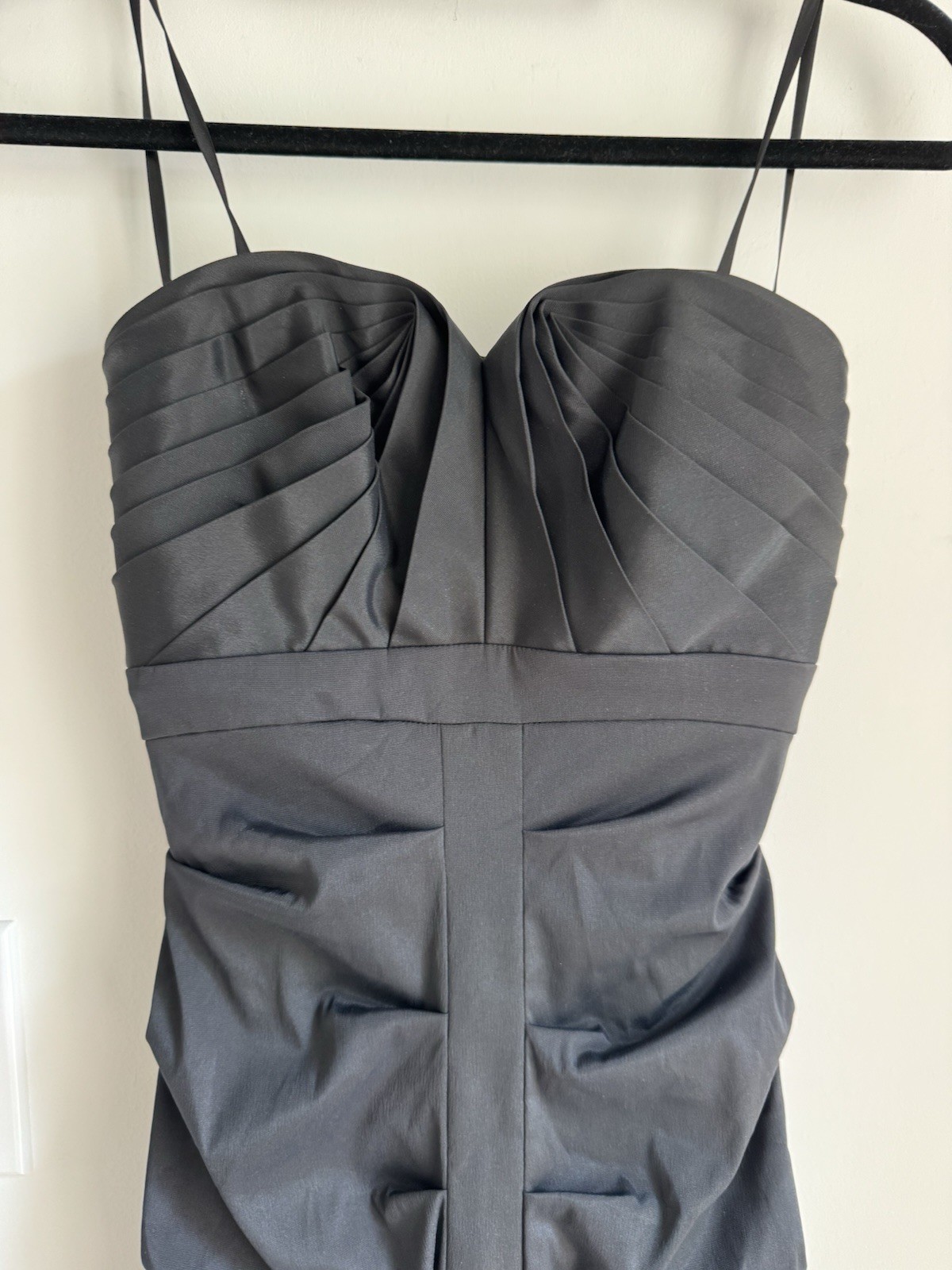 Cache sleeveless layer tulle mermaid gown dress sz 2 black NEW Fairy Whimsygoth