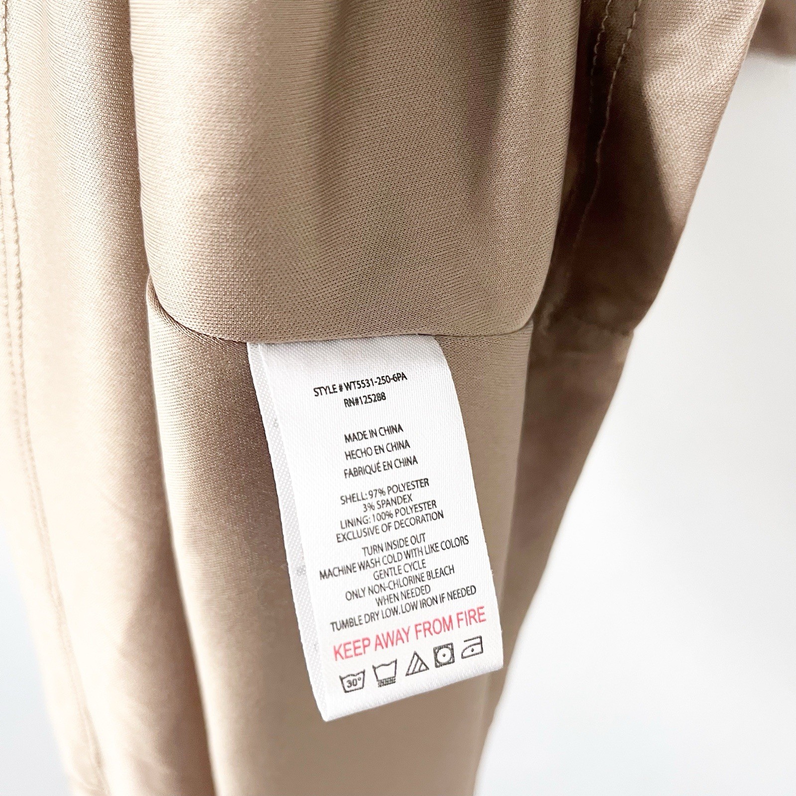 NWT Jason Wu Engracia Open Back Midi Dress Small Khaki Tan Bodycon size S