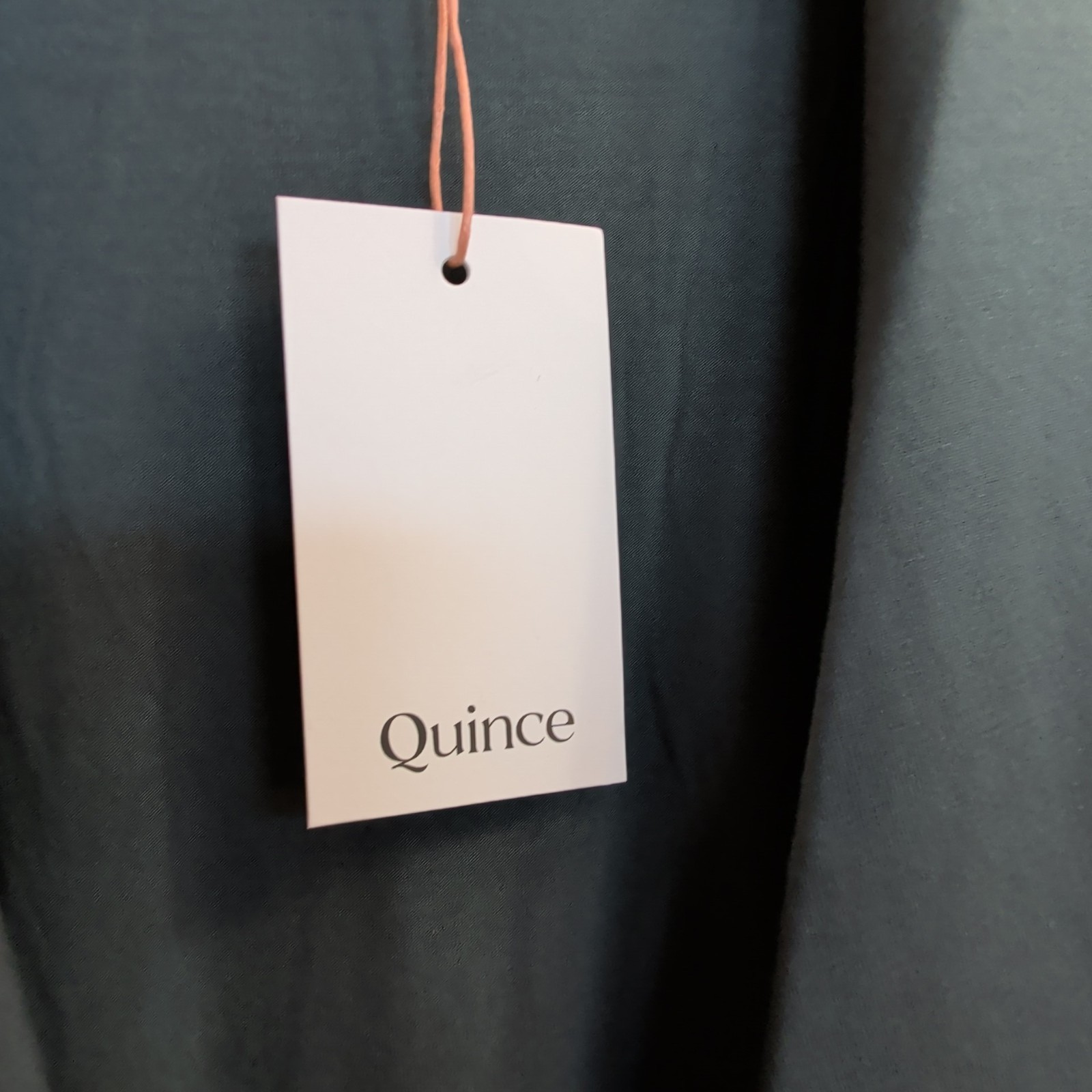 NWT Quince Tencel Jersey Midi Wrap Dress 3X Dark Olive Quiet Luxury Old Money