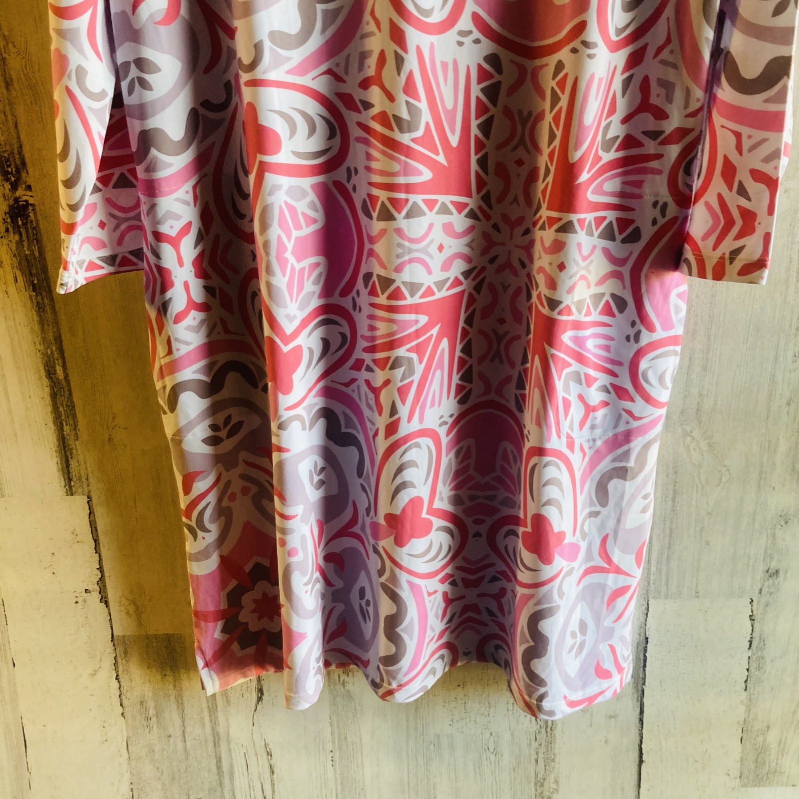 NWT Lightbare UPF 50+ Dress XL Pink UV Sun Protection Pockets Moisture Wicking