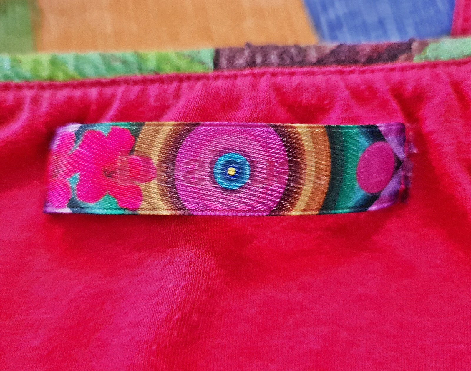 AUTHENTIC DESIGUAL GEOMETRIC LOGO EMBROIDERY WOMENS DRESS SIZE US 12 EU 40 L