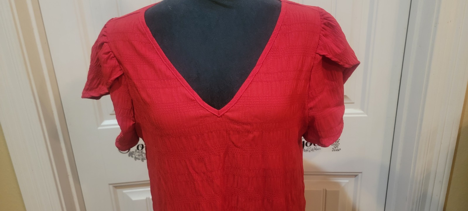 Red dress size lg NEW WOT