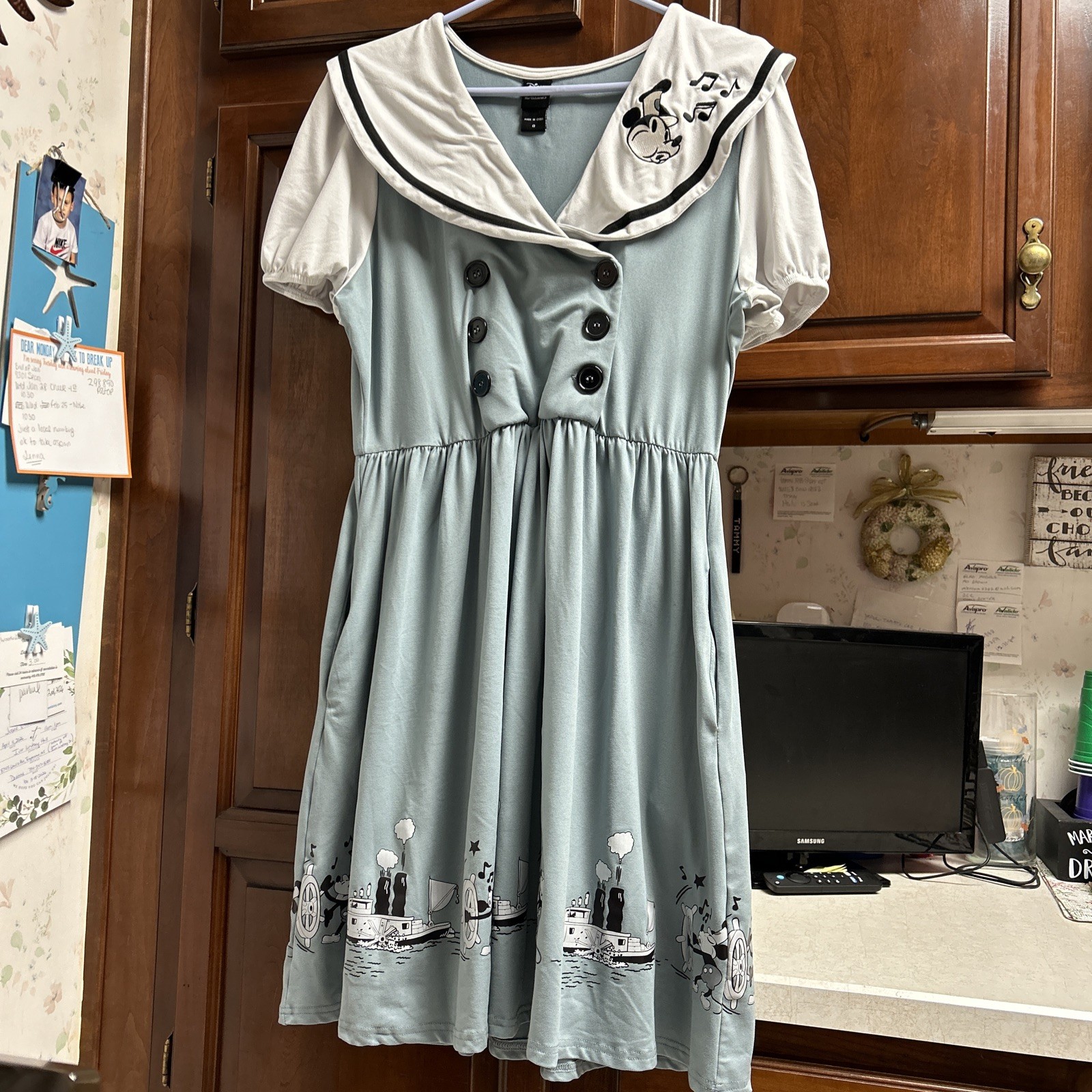 Her Universe Disney Steamboat Willie Sailor Dress Size 0