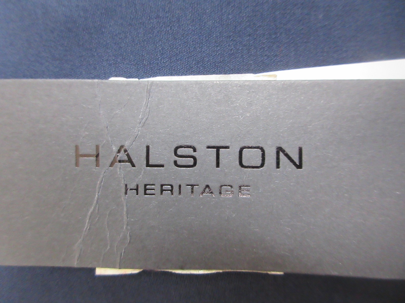 Halston Heritage Dress Womens 14 Blue Black Colorblock Fit & Flare Midi Evening