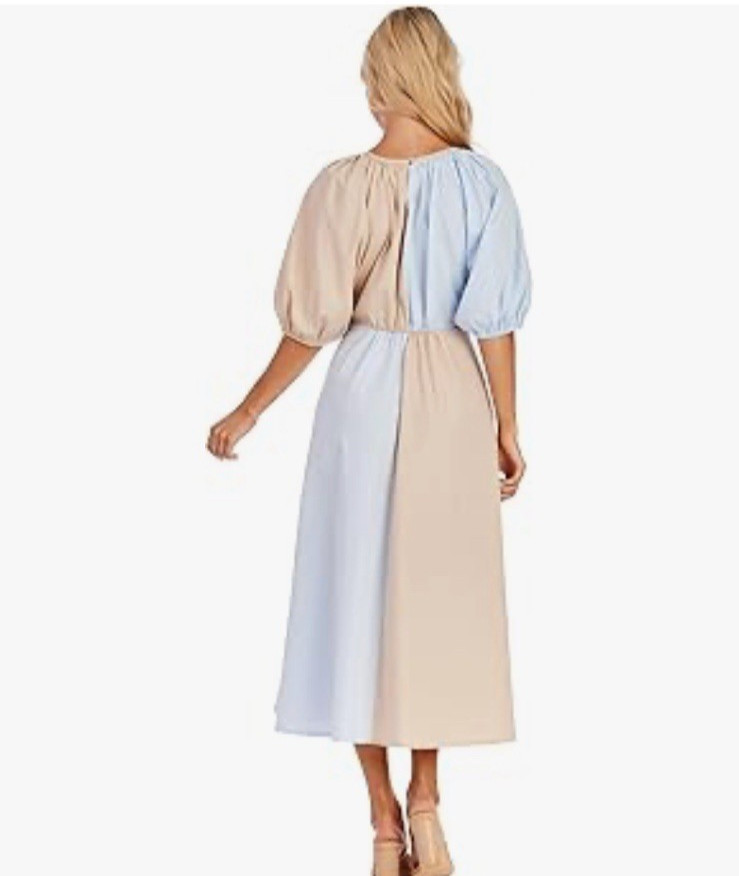 Mud Pie Women’s 100% Cotton Hutton Cut Out Midi Dress Size S Summer New