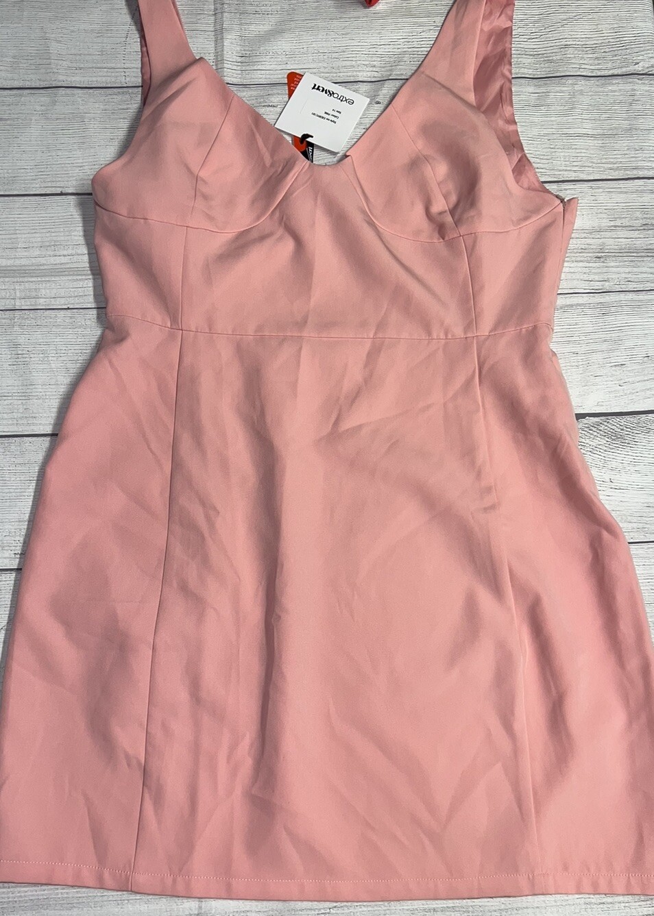 ASOS Extro&vert mini dress pink Women’s Size 14 NWT Tank