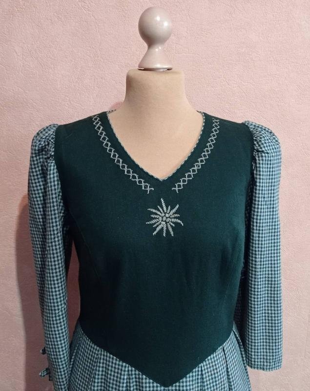 Women dress multicolor wool 52-54