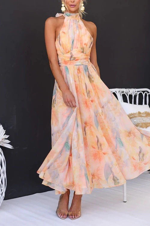 Brand New Dress. Peach Wedding Guest summer resort mother bride beach