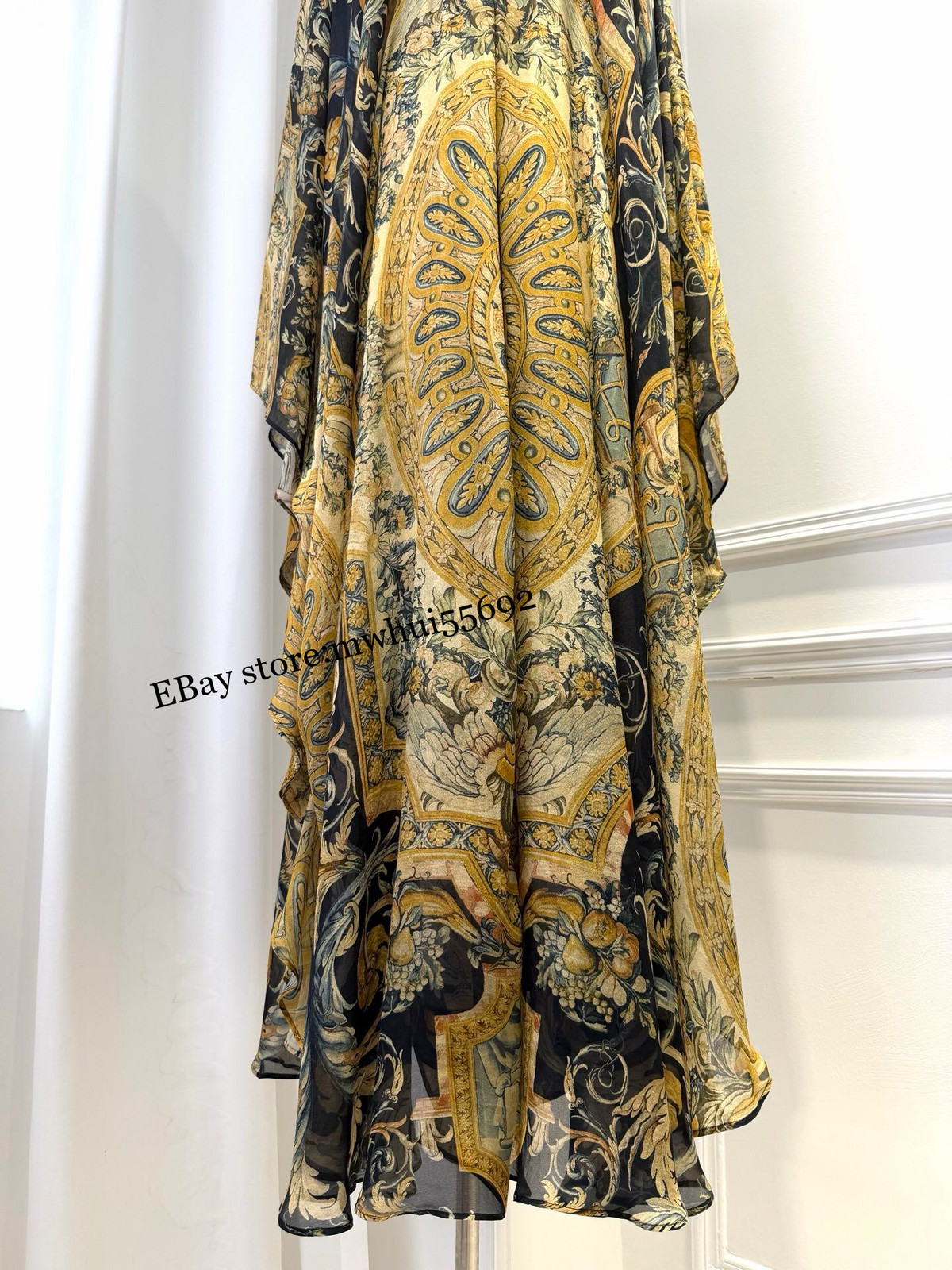 CAMILLA 2026 Maxi Dresses Elegant Temperament Holiday Retro Print Dress
