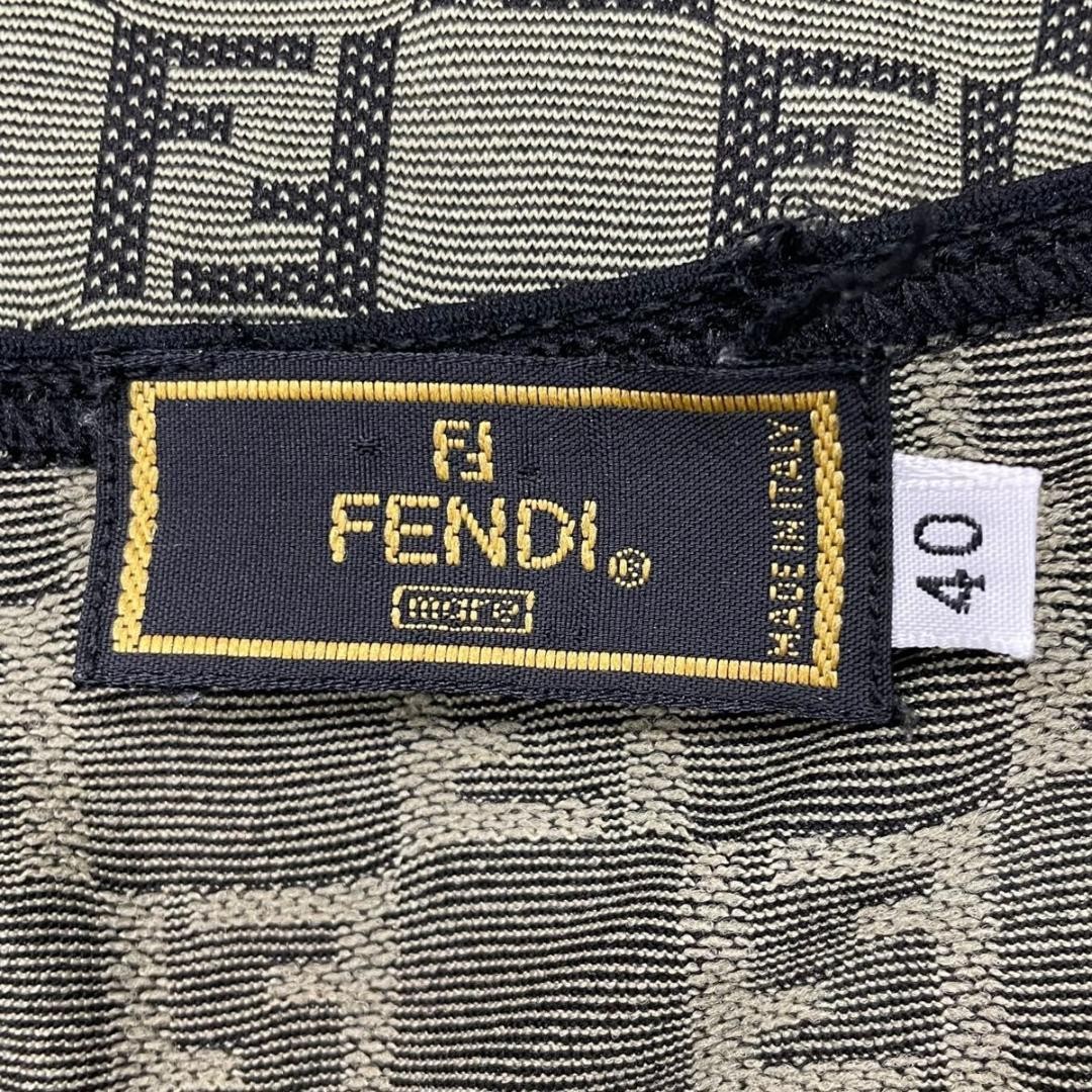 FENDI Zucca Camisole Dress Green Size 40 Length 35.8 inches