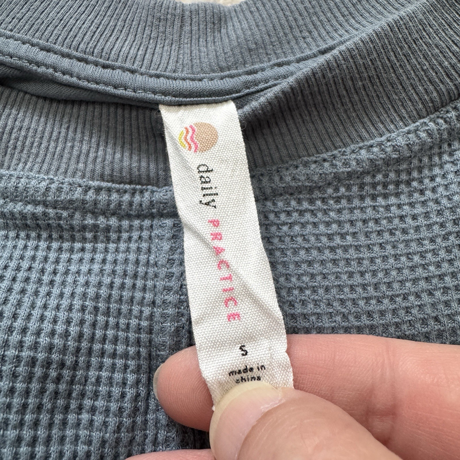 Anthropologie DAILY PRACTICE Small Blue Twofer Mini Tunic Dress