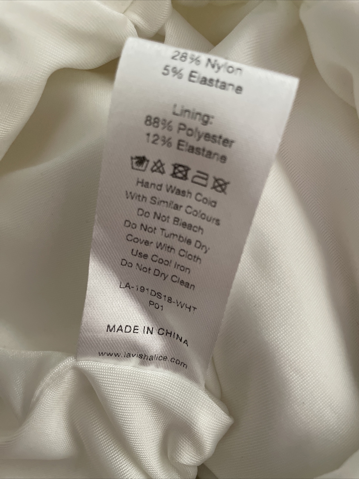 Lavish Alice Keyhole Ponte Halter Dress Women’s Size 4 Off White $170 Old Money