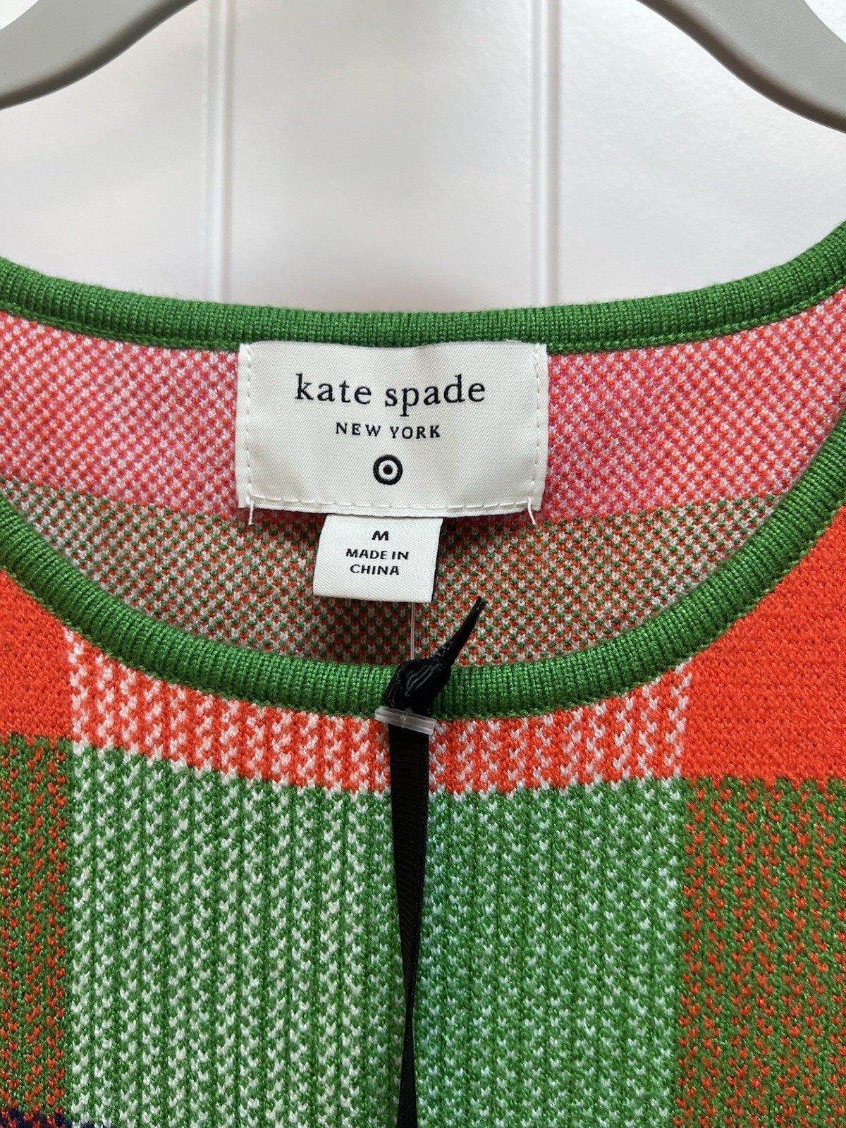 Plaid Mini Sweater Dress Red/Pink/Green/Blue M – kate spade new york x Target
