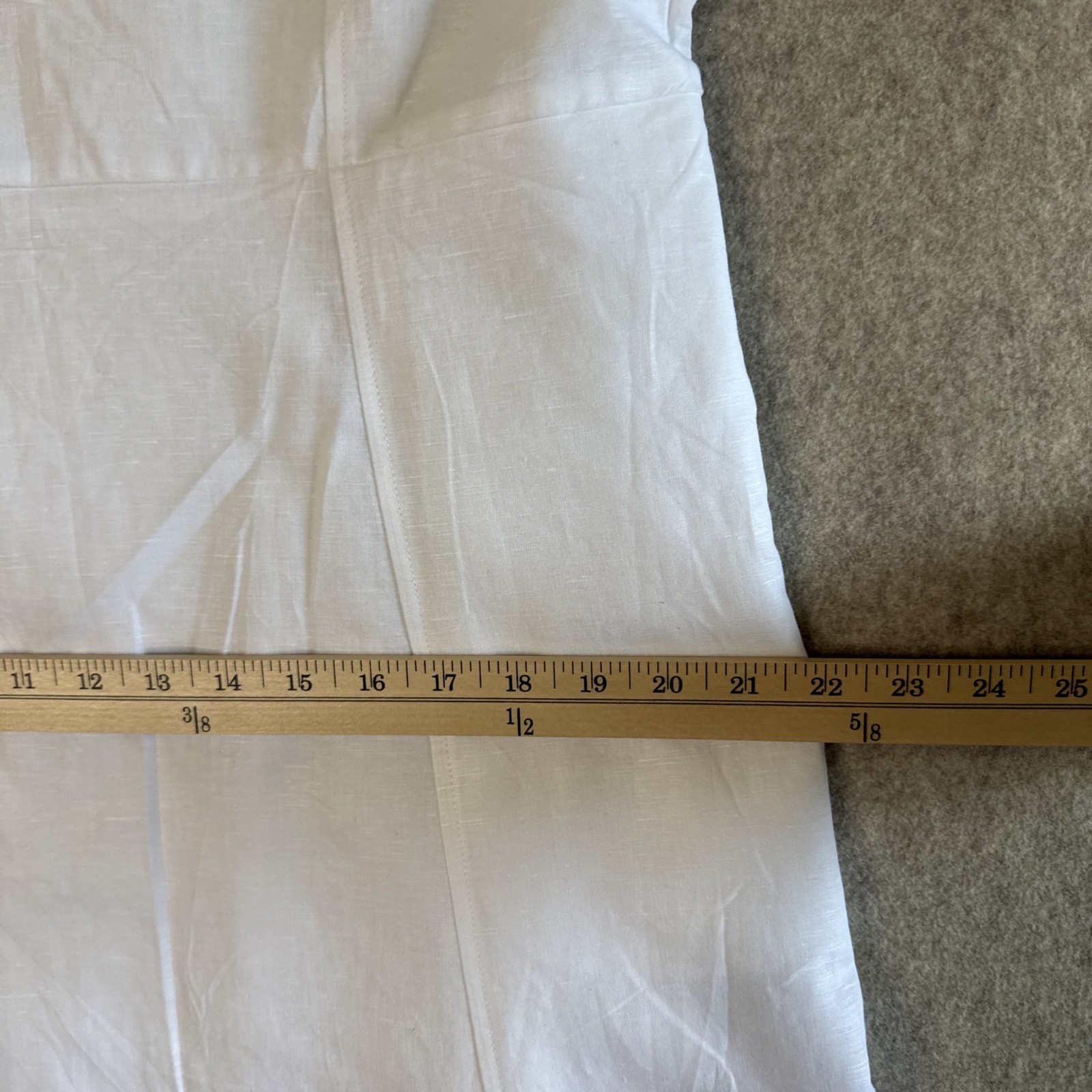 Gap Linen Cotton Cami Sundress Womens 18 White Fit Flare A-Line NWT