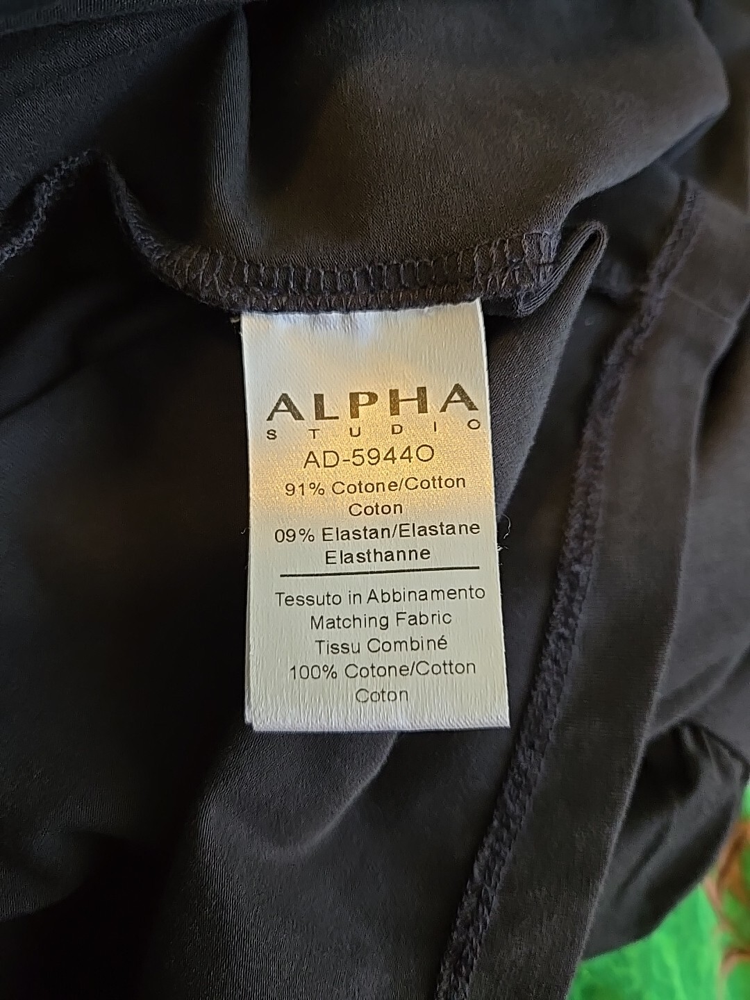 Alpha Studio Tank Dress Sleeveless Long Modernist Maternity EU 40 US S/M