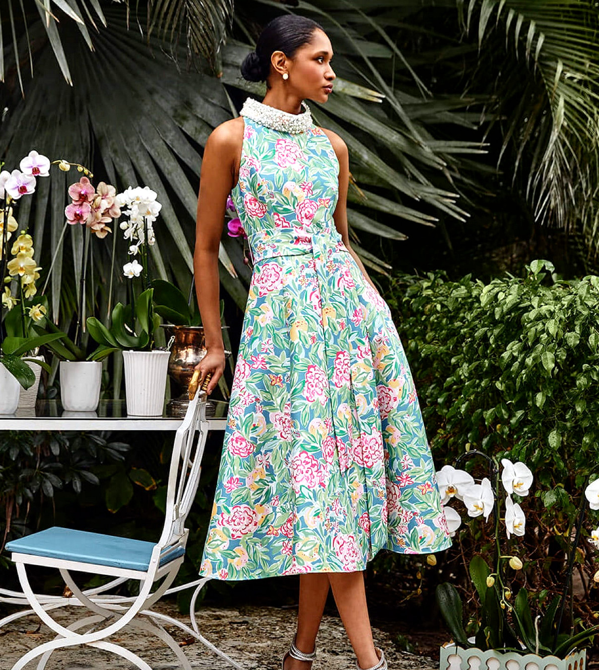 NWT LILLY PULITZER x BADGLEY MISCHKA SIZE 6 WILLA HALTER DRESS LIMITED-EDITION🦄