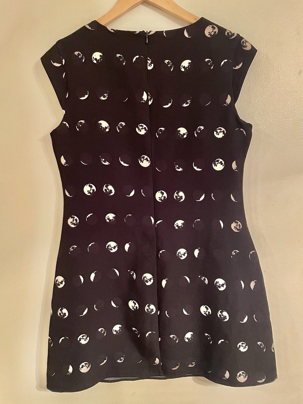 SM Wardrobe Black Moon Phase A-Line Dress Size Large- EUC