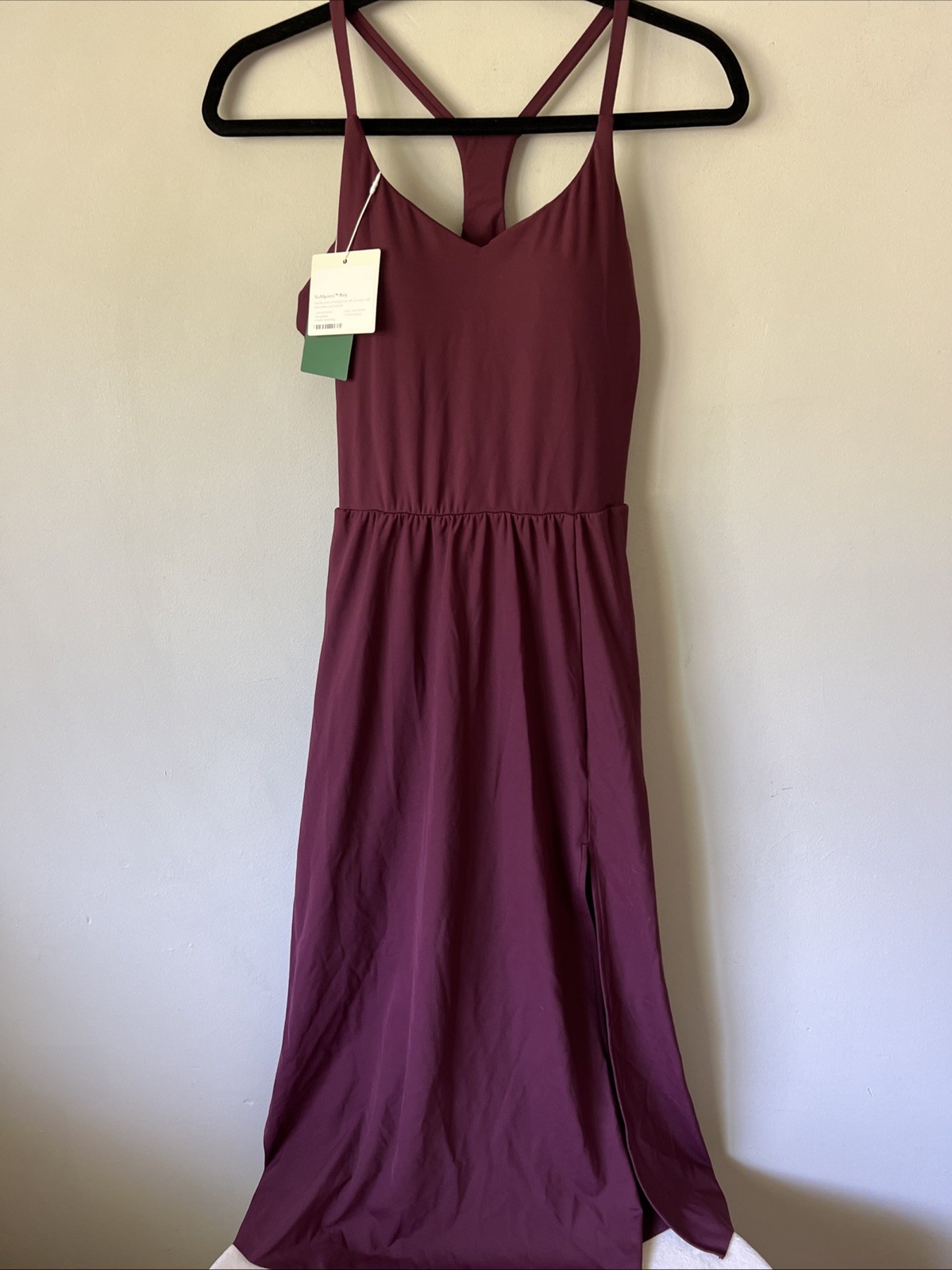 Halara Softlyzero Airy Maxi Dress Racerback Sleeveless Side Slit Women’s M