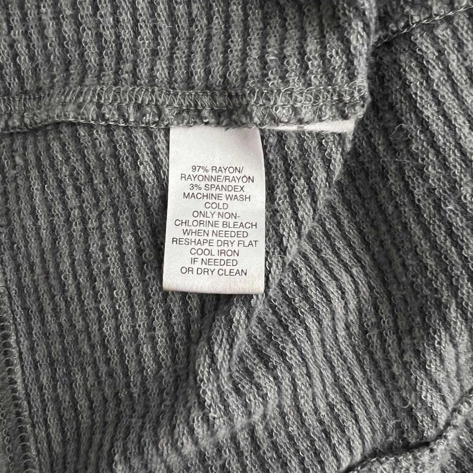 Lou & Grey Womens Mini Sheath Dress Size Small Gray Striped Long Sleeve