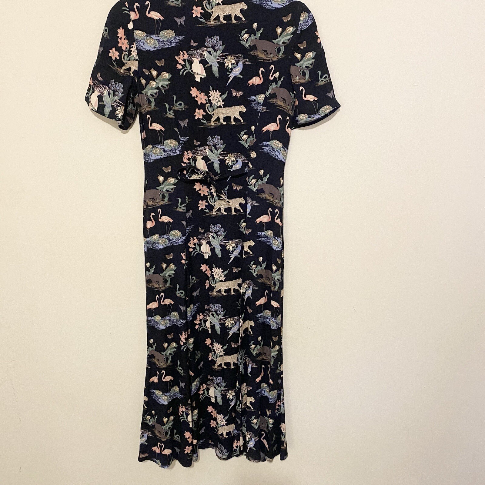 Reformation Locklin midi dress in Brasilia jungle Animal 0 Cottage Folk Boho