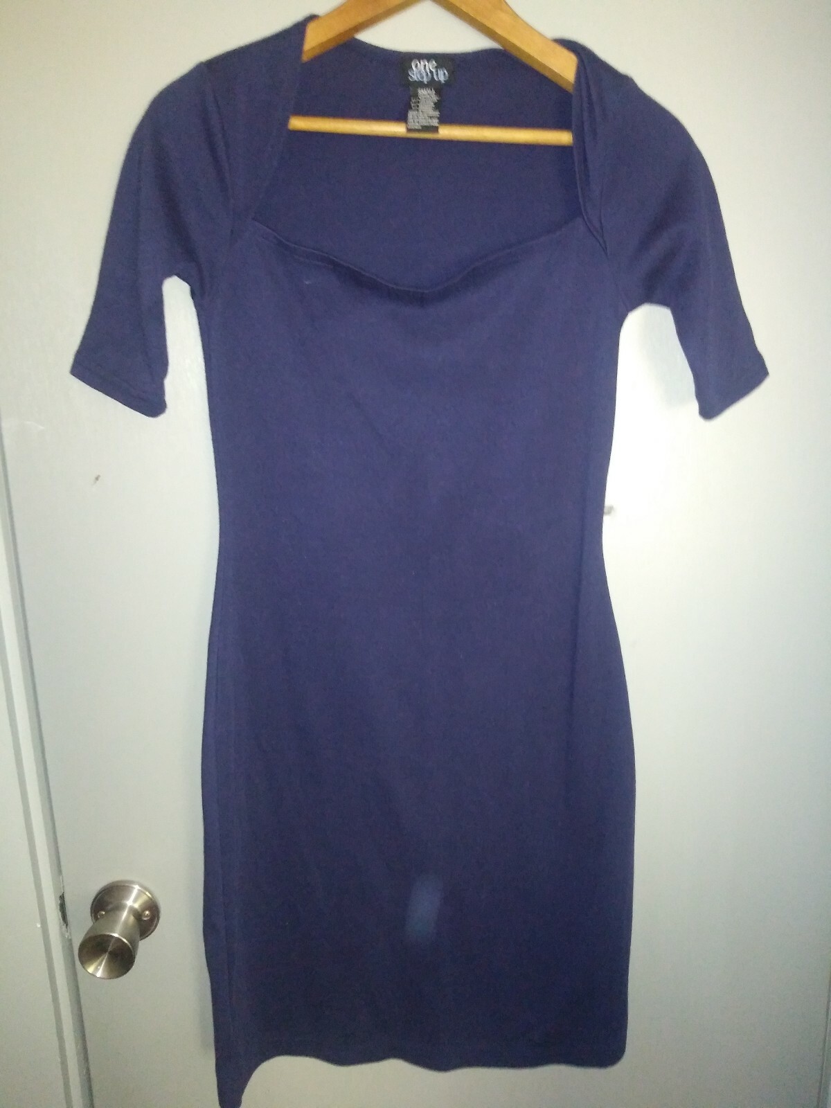 One Step Up Navy Blue Dress Size Small