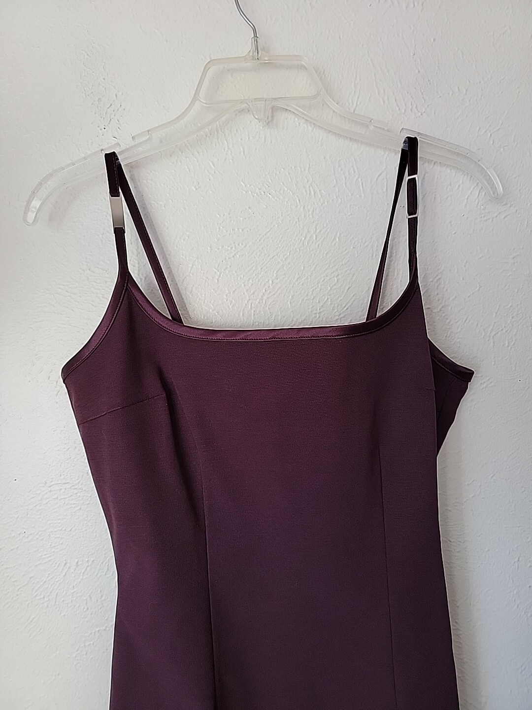Maria Nero Blanco Y2k Mini Dress Purple Spaghetti Strap Scuba Large Runs Small