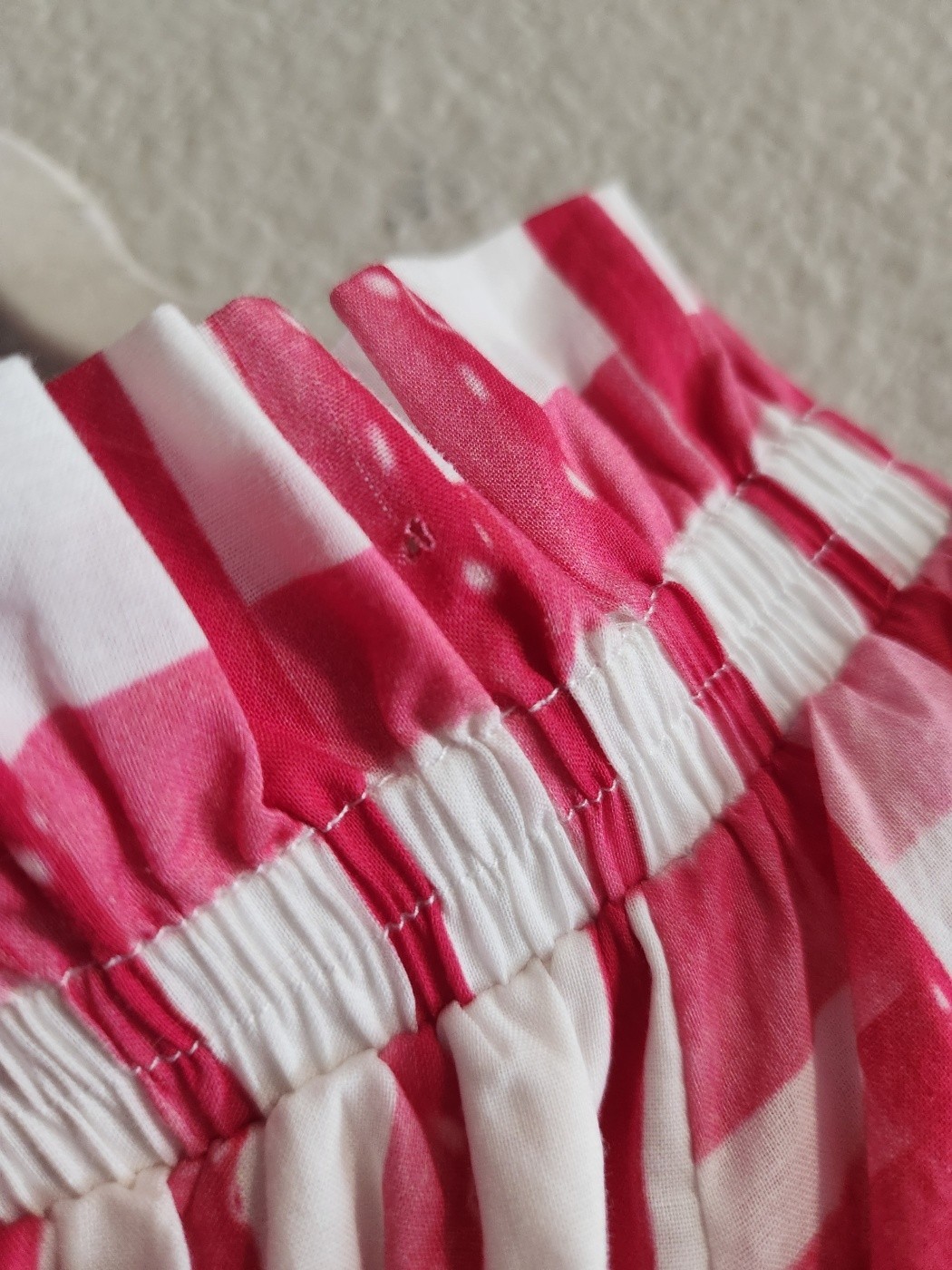 Brooke Wright NWT Pink White Checkered Mini dress size xs/s *flaws