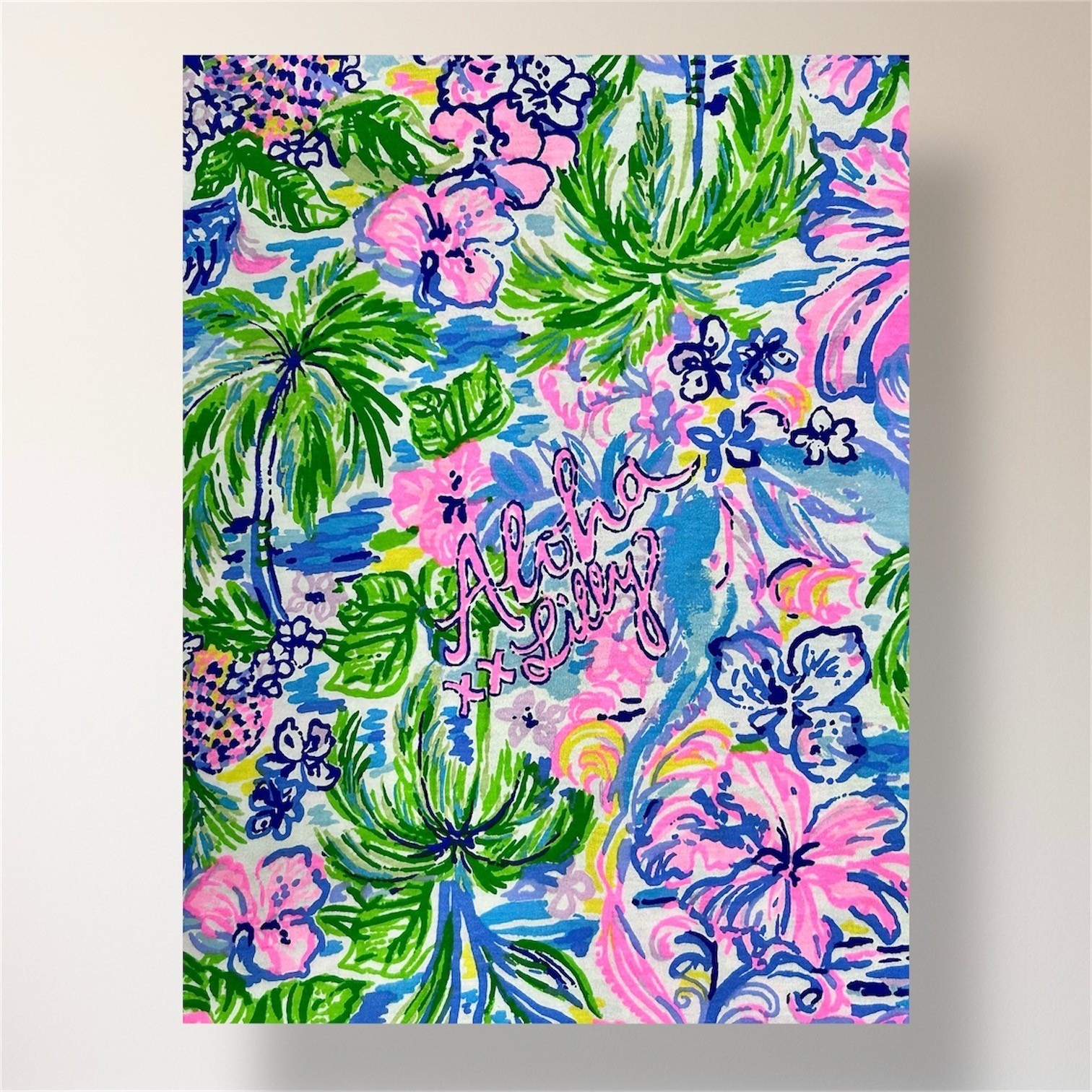 Lilly Pulitzer Kristen Lilly Loves Hawaii Pink Floral Sleeveless Mini Dress XS