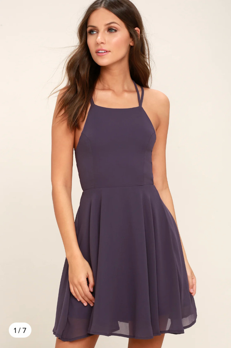 NWT Lulus Good Deeds Lace Up Dress Dusty Purple XL Fairy Coquette Bachelorette