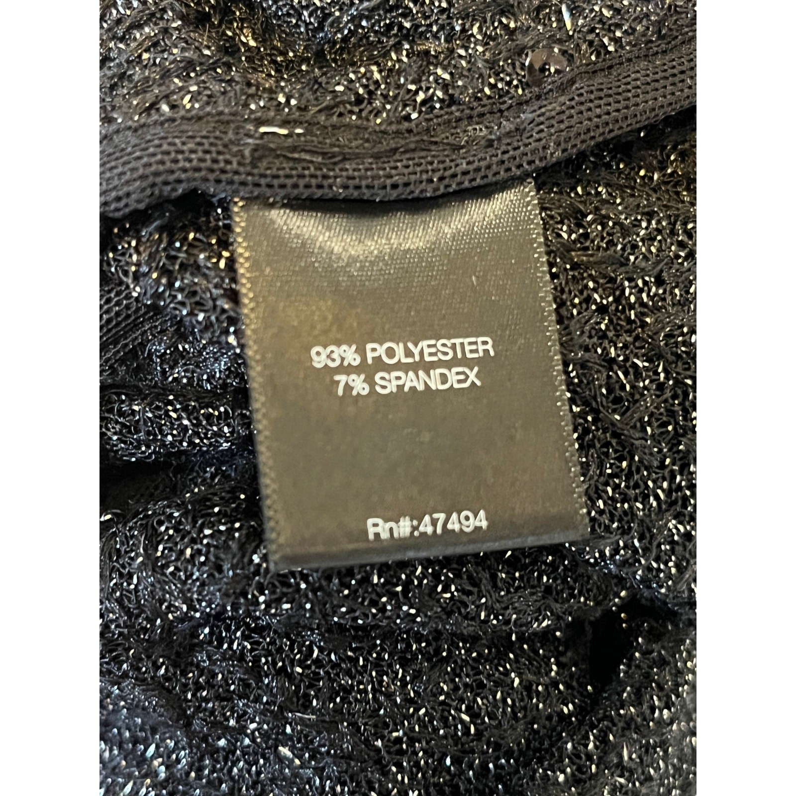 Norma Kamali Sparkle Sequin Low Back Fishtail Gown Black XL NWT Revolve Style