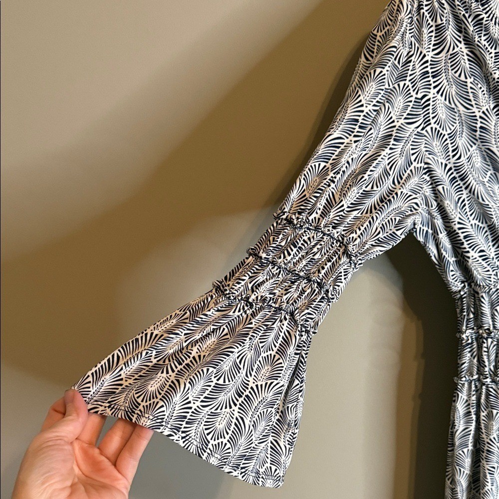 Max Edition Patterned Dress Medium Midi