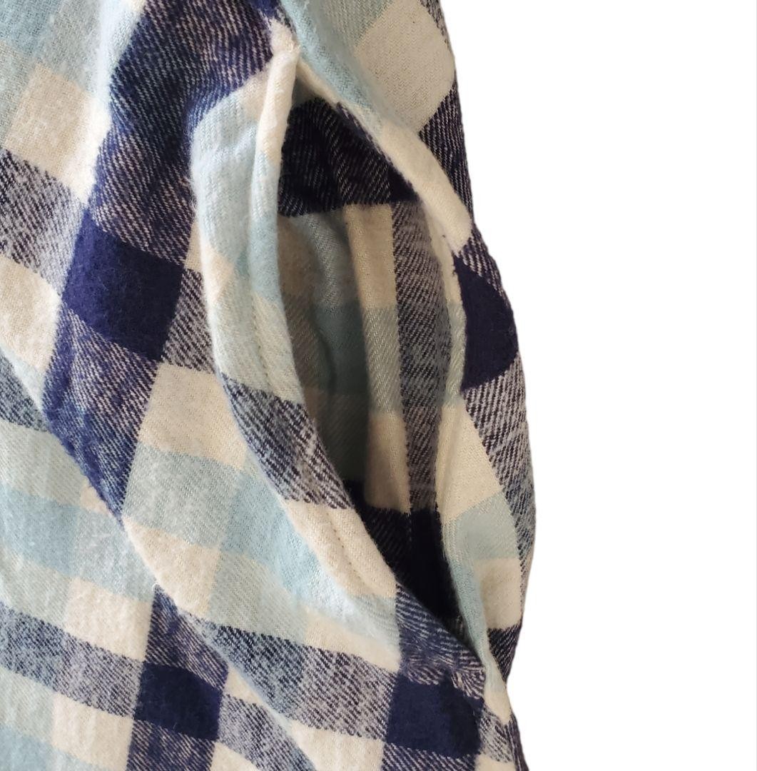 Plaid Pattern 45rpm Cotton Long Sleeve Knee-Length Dress Japan