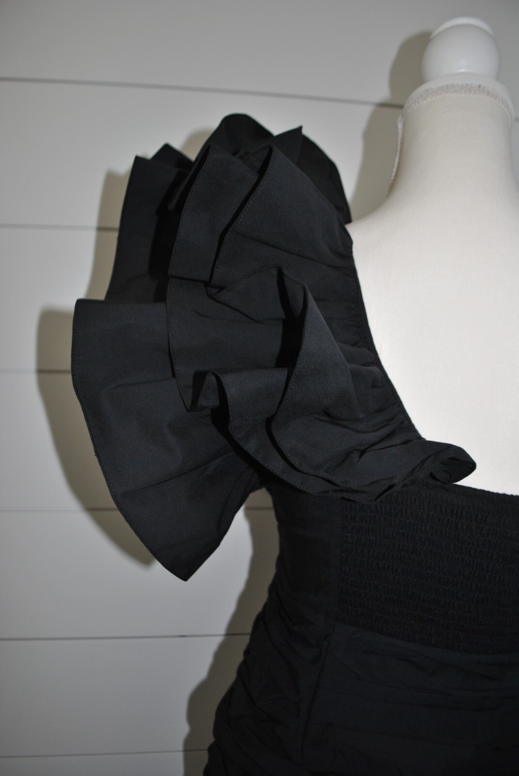 CELIA B Anthropologie KAIA Ruffle Black Mini Dress size M NWT $399 SOLD OUT