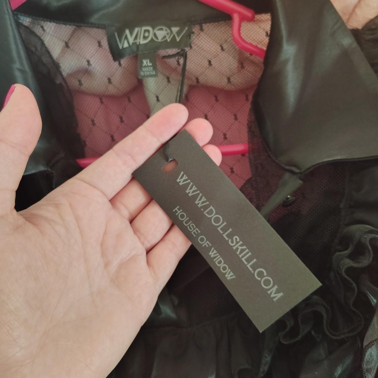 Dolls Kill Widow Wednesday Adams Style Dress Deadstock