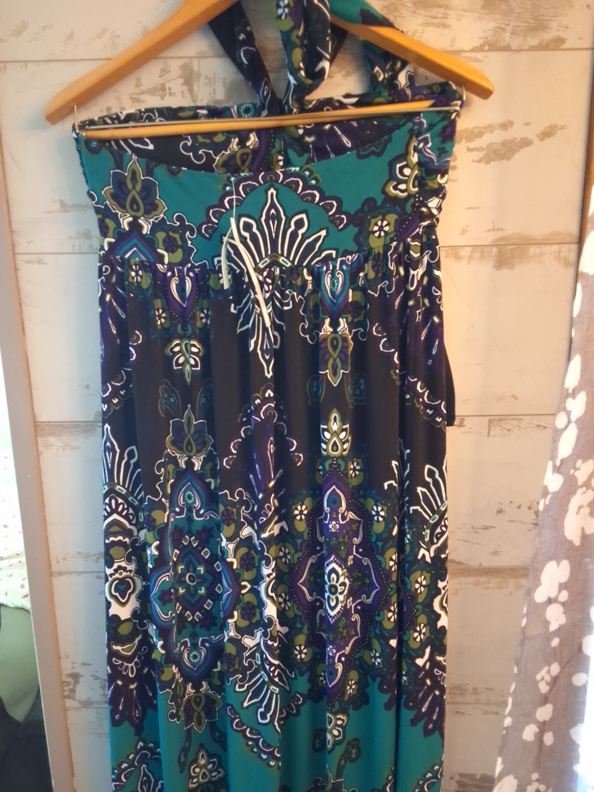 NWT–Apt 9 Gypsy Jade Style Medium Strapless Summer Long Dress