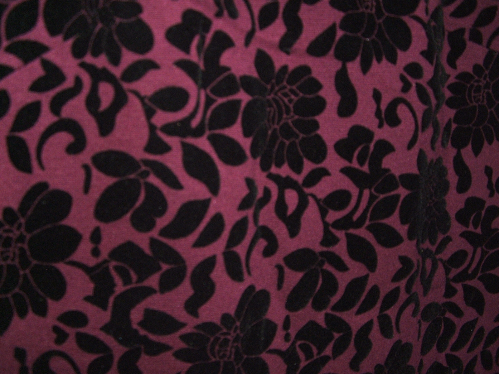 Dorothy Perkins Wine w/ Black Velvet Bodycon Pencil Dress Women’s UK 8 NYE Party