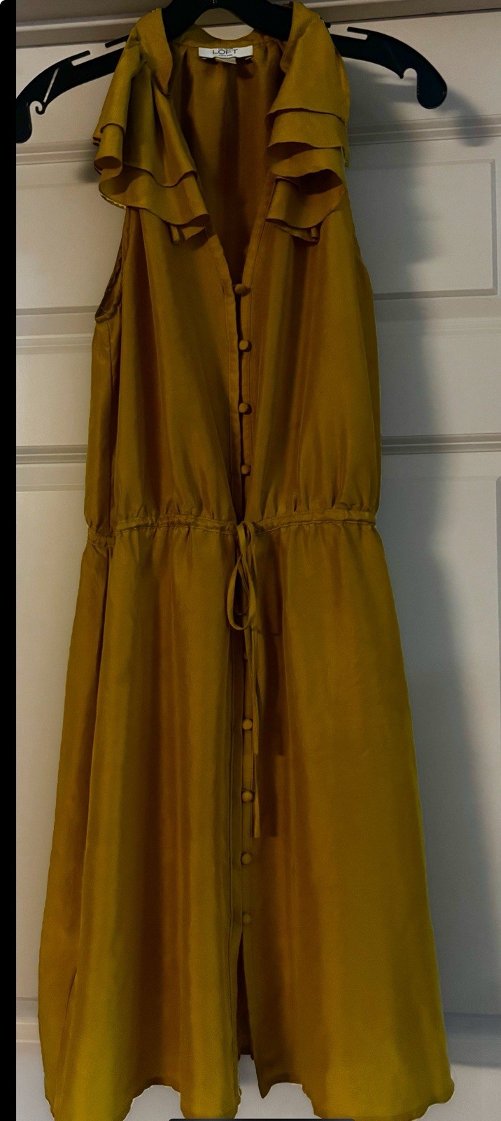Ann Taylor Loft Silk Vintage Coastal Preppy Old Money Quiet Luxury Size S