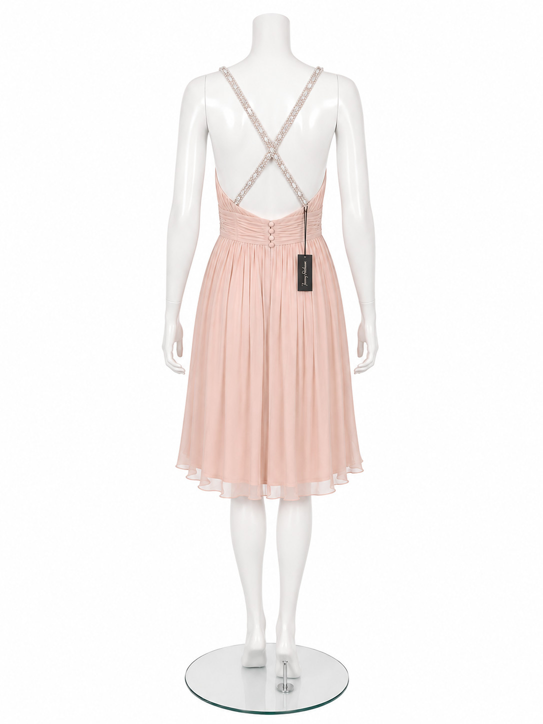 Jenny Packham (back label) crystal embellished silk dress UK 8 US 4 NWT