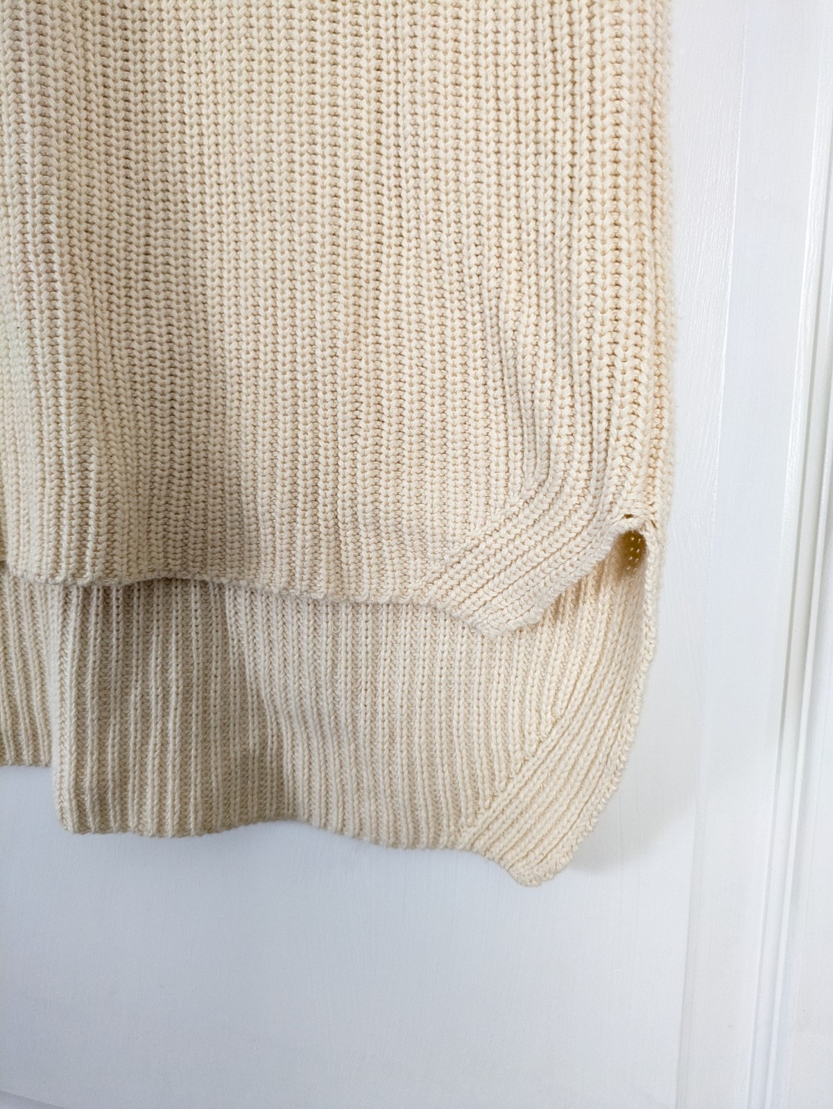 Anthro Callahan Knit Sleeveless Tunic Top Sweater XS Beige Minimalist Relaxed