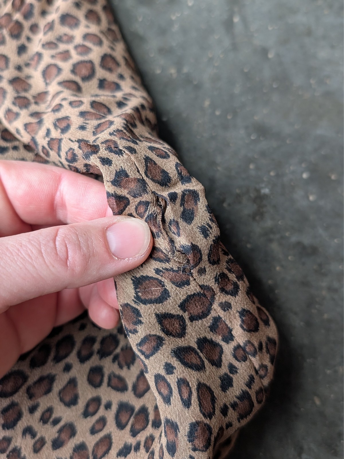 Vintage 90s Robbie Bee Silk Brown Tan Leopard Cheetah Animal Print Shift Dress