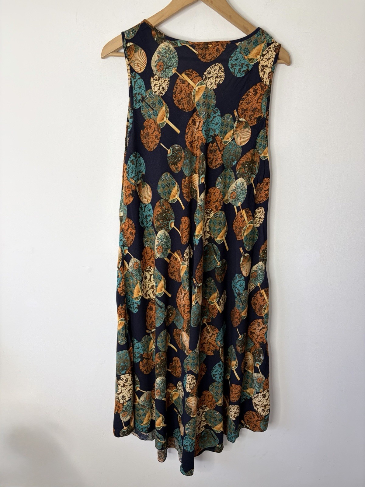 Jovie Bohemian Boho Vibrant Floral Print Sleeveless Summer Dress Size 16