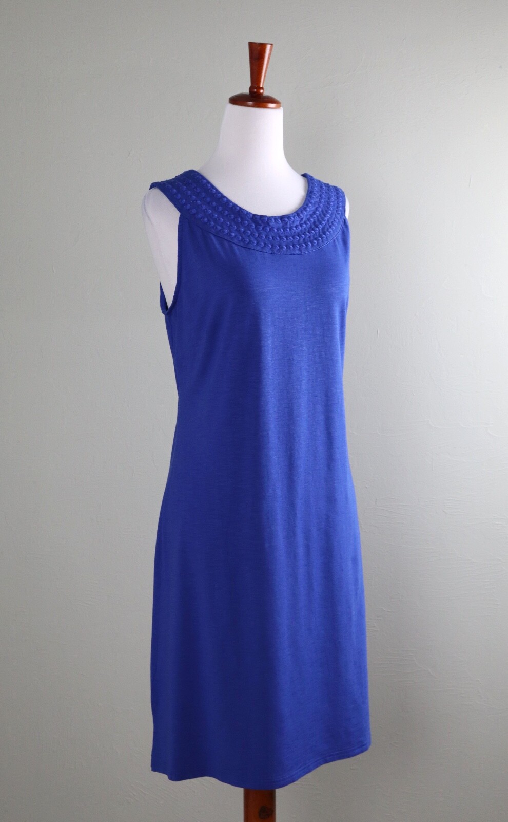 TOMMY BAHAMA NWT $99 Pearl Embroidered Shift Tank Dress in Old Royal Size Small