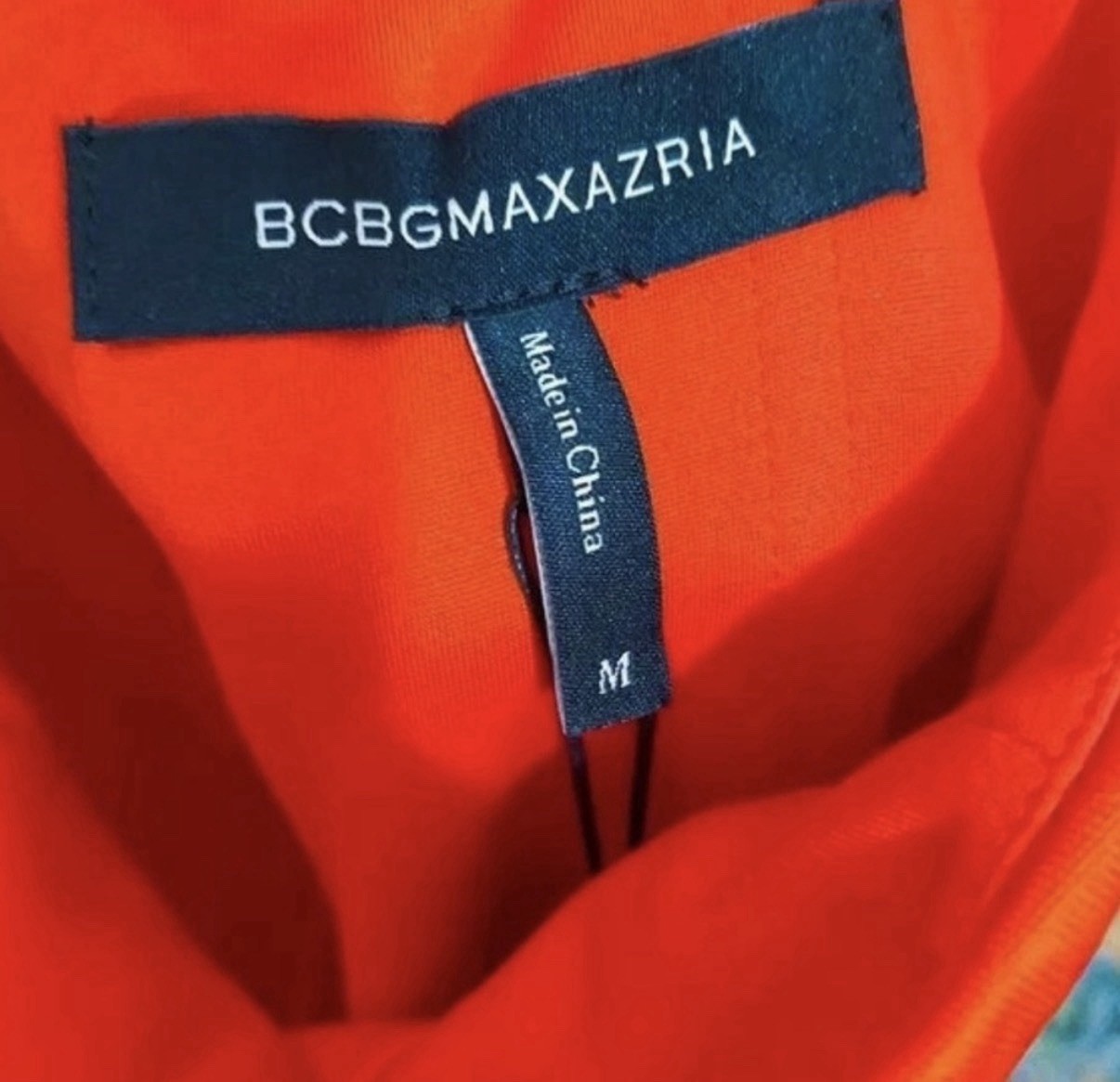 NWT BCBGMAXAZRIA Vibrant Orange HalterCutout Ruffled Mini Dress – Size Medium