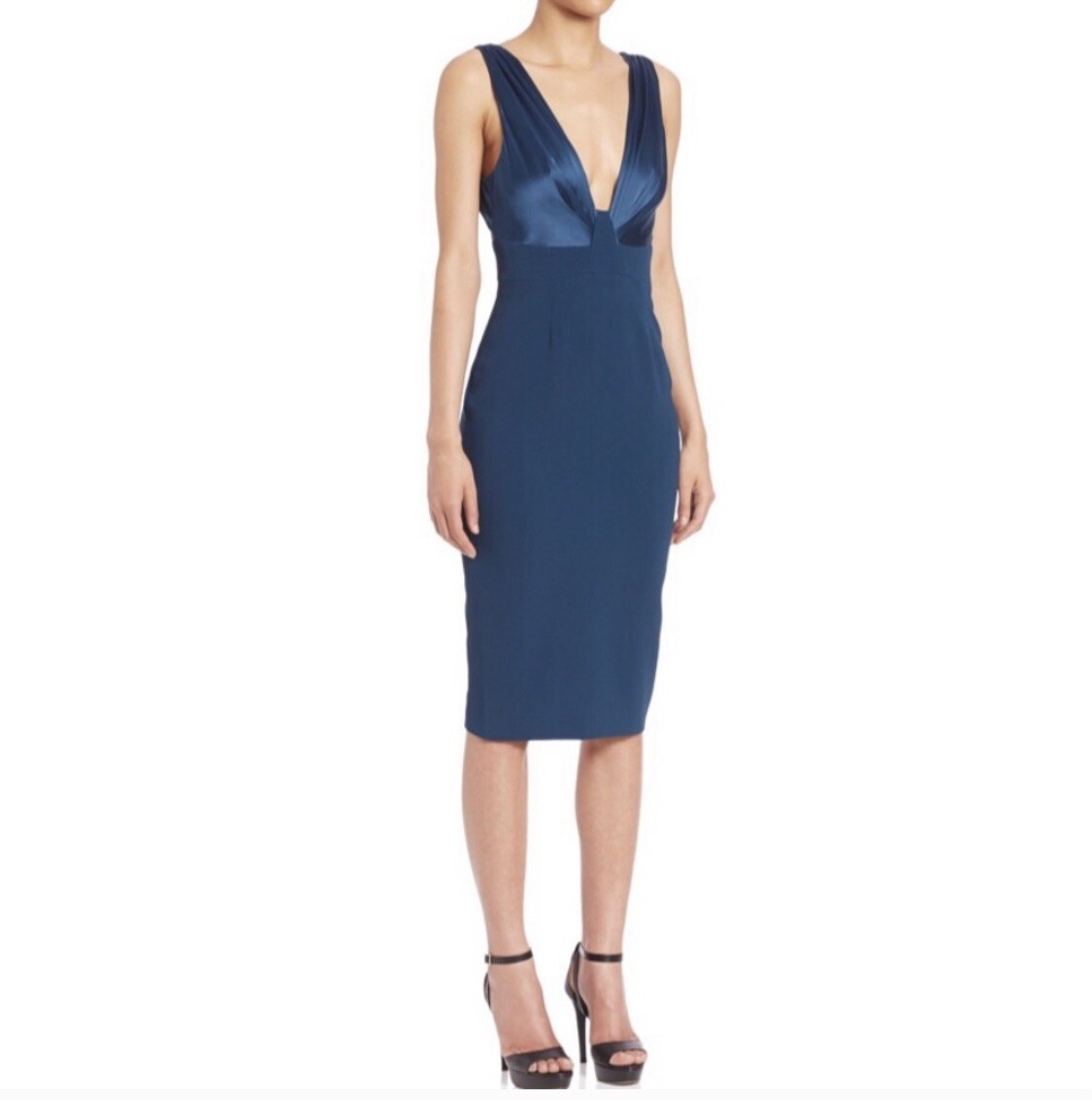 NWT Cushnie Et Ochs 4 Blue Dress $1495