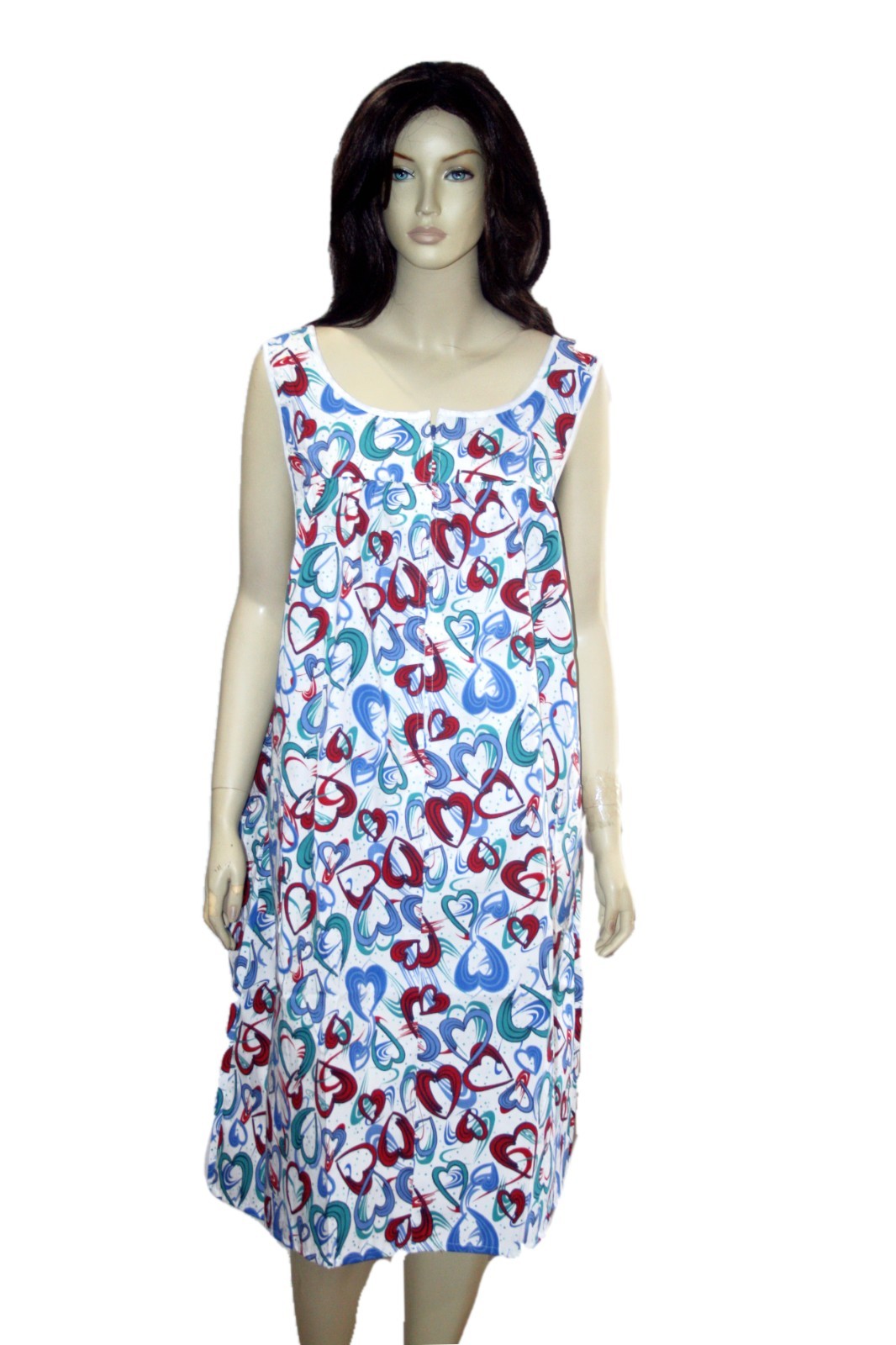 Women Plus Size Zippers House Dress Loungewear 4X