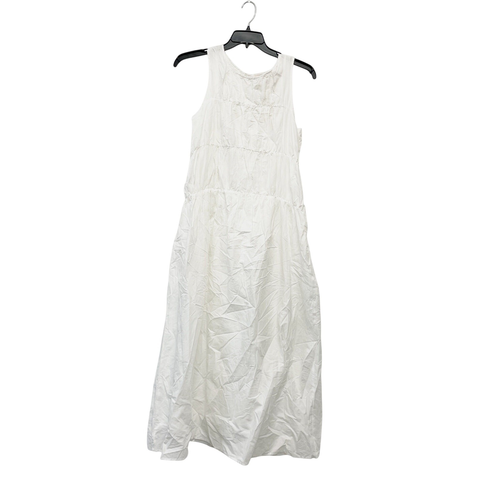 Universal Thread Women’s White Tiered Sleeveless Midi Sundress Size Small