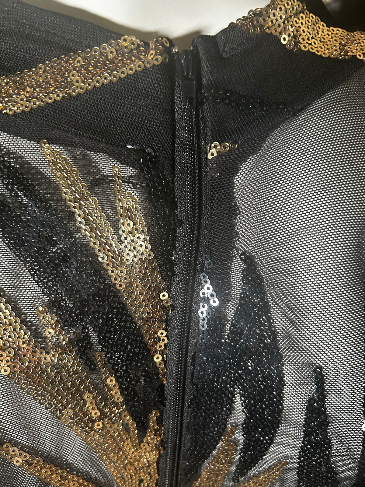 Sequin Mesh Cocktail Dress