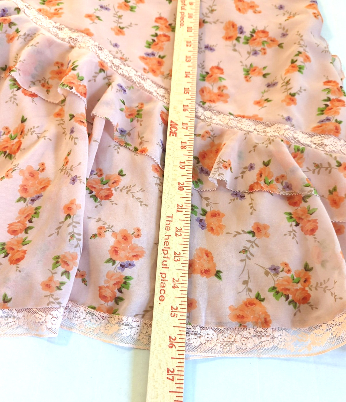 Altar’d State Mini Dress XL Tiered Ruffle Lace Pink Floral Fairy Inspired Sexy